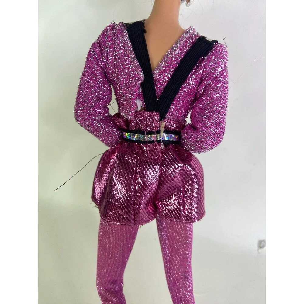 Vintage 1994 Dance Moves Barbie Doll Crimped Hair with Outfit NO SHOES